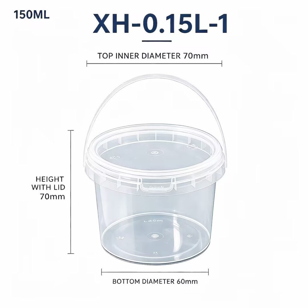 0.15L Clear PP Bucket