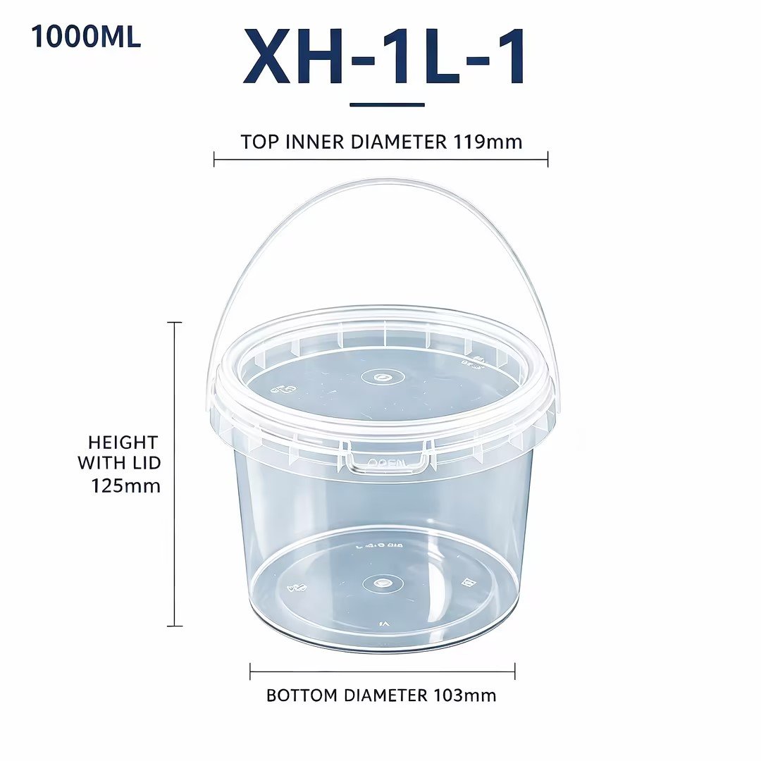 1L Clear PP Bucket